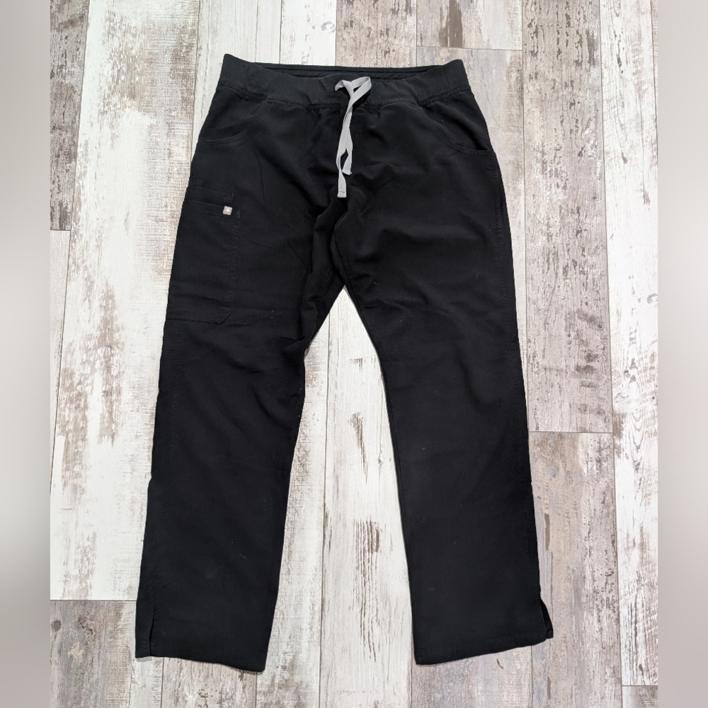 Figs Pants Womens LP Black Kade Cargo Technical Scrub Nursing T21004T‎ - Picture 2 of 7